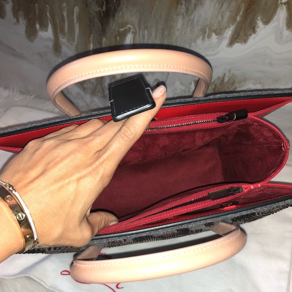 Christian Louboutin Gray Camouflage Spike Paloma - Picture 7 of 8